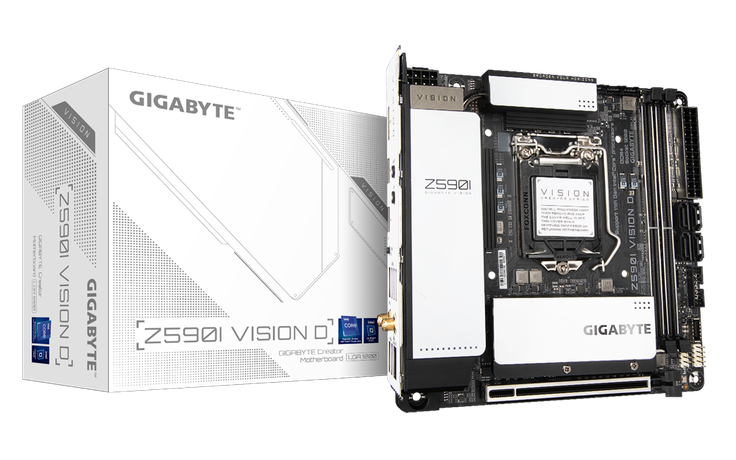 Gigabyte Z590I Vision D – Lựa chọn cho hệ thống sáng tạo nội dung Mini-ITX