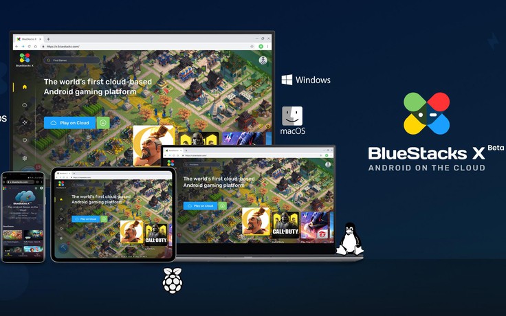 BlueStacks X - dịch vụ game đám mây đầu tiên cho game di động