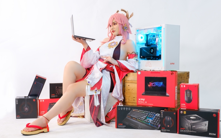 XPG, MIK và BJX ra mắt bộ sản phẩm cho game thủ mới cùng cosplay Genshin Impact