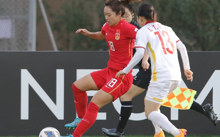 Kết quả nữ Việt Nam 1-3 Trung Quốc, Asian Cup 2022: Tranh vé play-off với Thái Lan