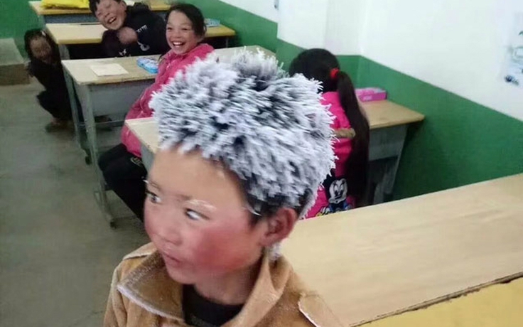 Bức ảnh 'cậu bé băng tuyết' lay động mạng xã hội Trung Quốc