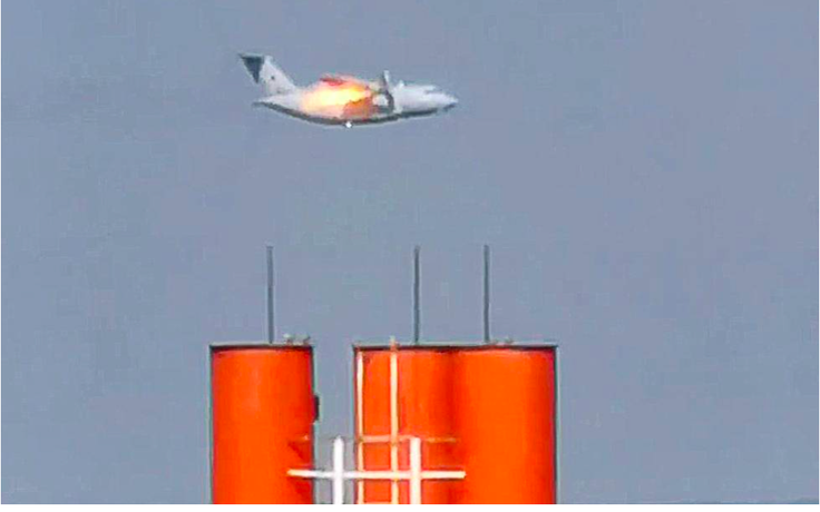 Máy bay quân sự Nga rơi trong chuyến bay thử nghiệm