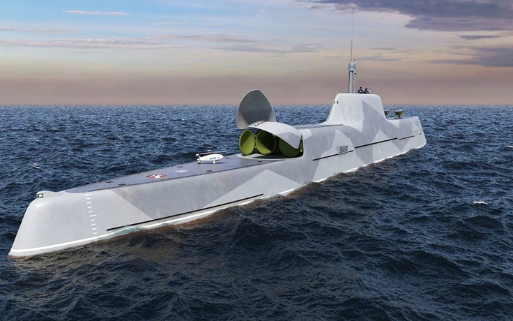 Nga công bố mẫu tàu chiến tàng hình có thiết kế lai