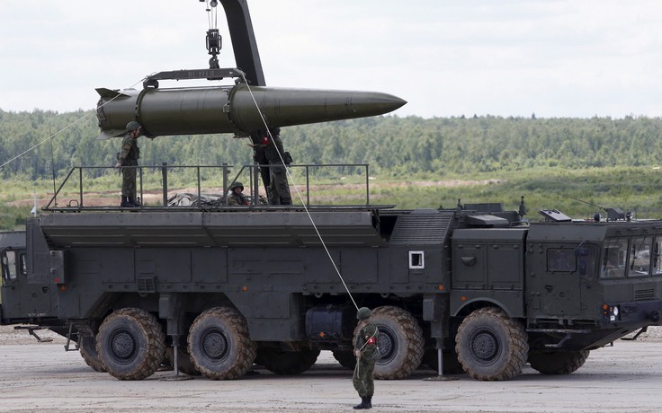 Ukraine tố Nga đưa tên lửa đạn đạo Iskander-M đến sát biên giới