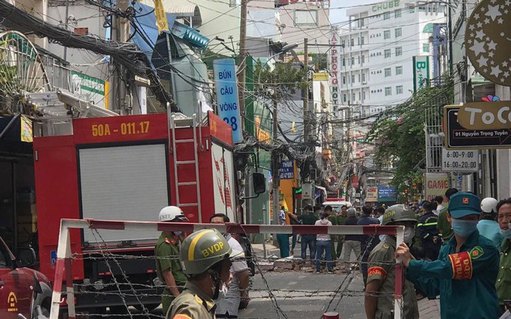 Công an thông tin nguyên nhân vụ nổ căn nhà ở Q.Phú Nhuận