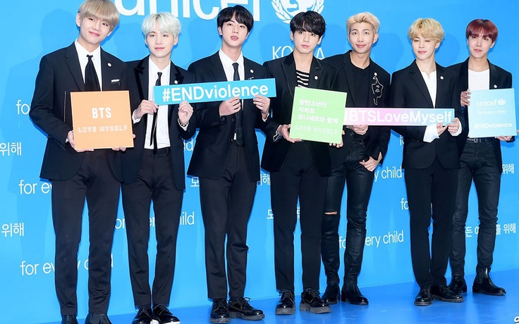 BTS nhận Giải thưởng truyền cảm hứng của UNICEF 2020