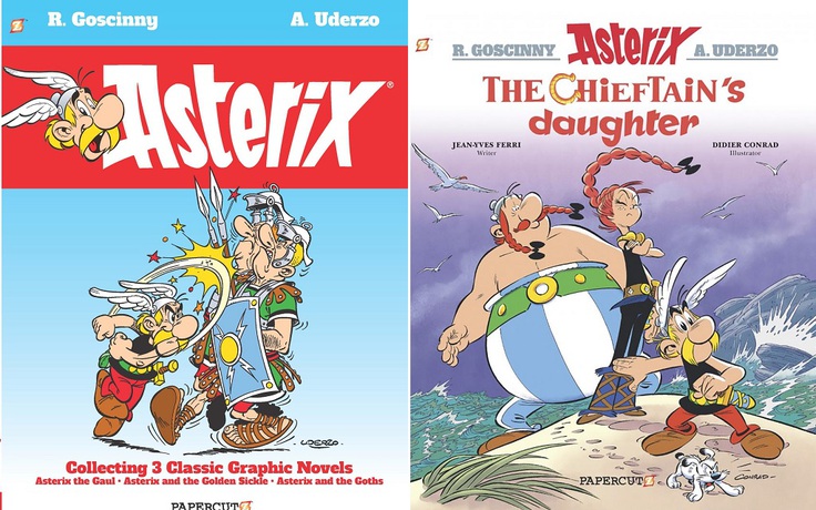 Truyện tranh nổi tiếng về Astérix được tái bản riêng cho thị trường Mỹ