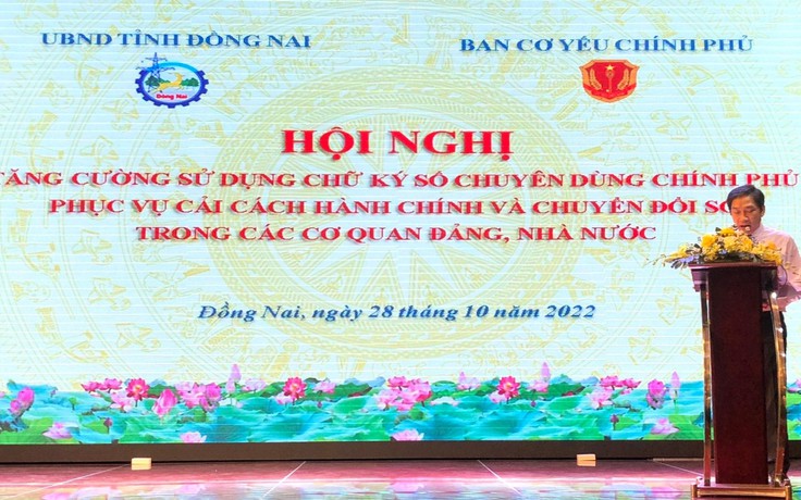 Tăng cường sử dụng chữ ký số phục vụ cải cách hành chính