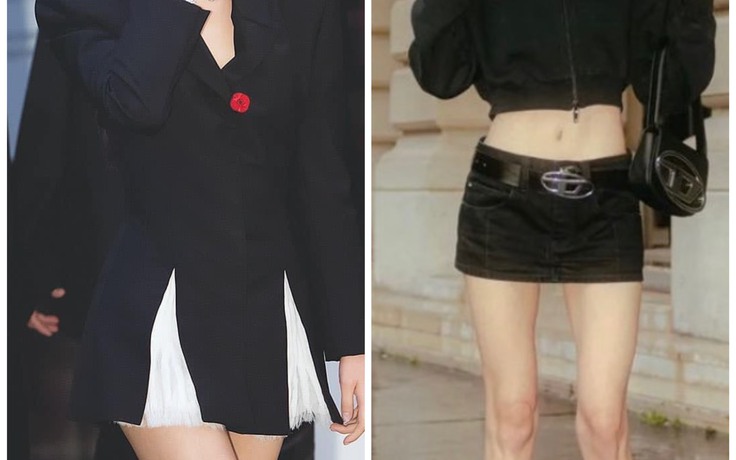 Không cần cutout Davika, Jisoo khiến netizen chóng mặt vì diện váy ngắn để lộ nội y