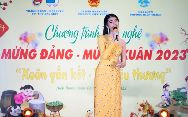 Hoa khôi Nam bộ 2022 Lê Thị Kiều Nhung lấn sân ca hát