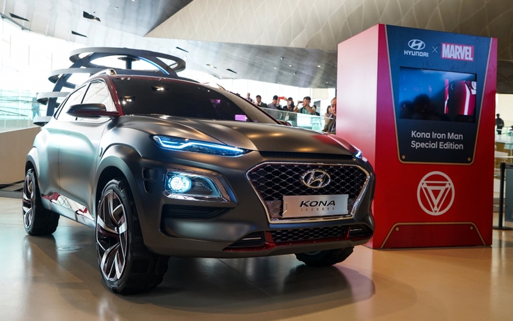 Cận cảnh Hyundai Kona phiên bản Iron Man