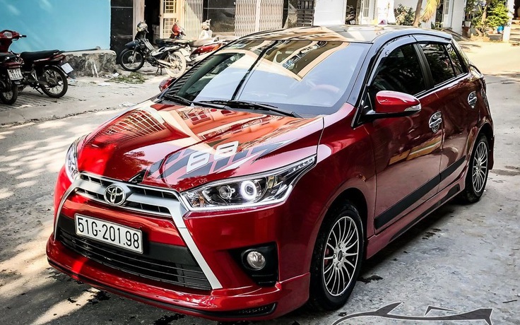 Dân chơi Sài Gòn độ Toyota Yaris đậm phong cách thể thao