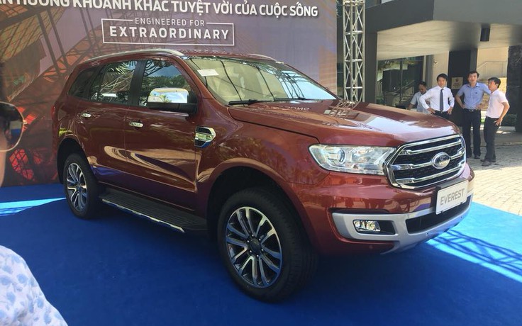 Nhanh hơn Toyota Fortuner, Ford Everest 2018 đã về Việt Nam