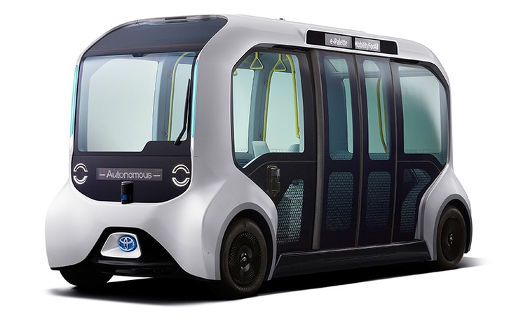 Xe điện tự lái Toyota e-Palette phục vụ riêng cho Olympic 2020