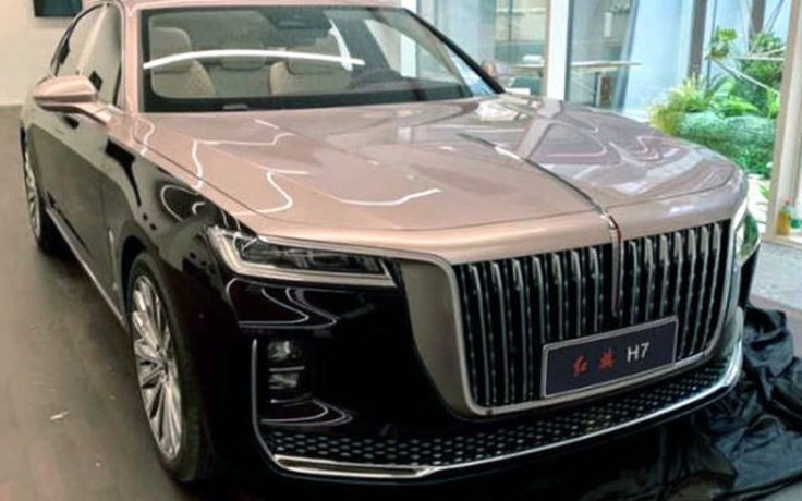 Xe sang Trung Quốc Hongqi H7 'quyết đấu' xe Đức