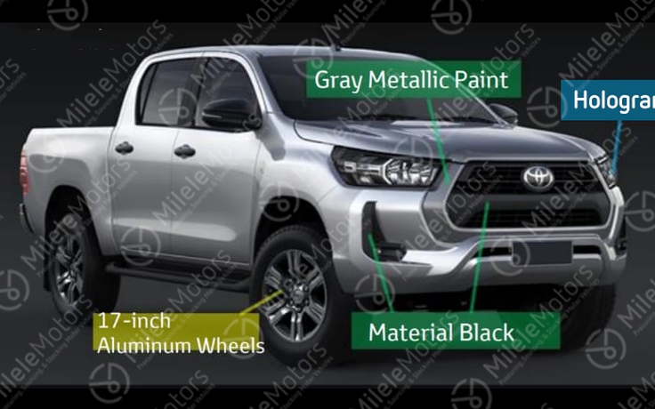 Lộ diện thiết kế Toyota Hilux 2021