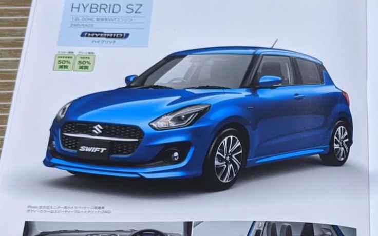 Suzuki Swift 2020 lộ diện ngoại hình trẻ trung hơn