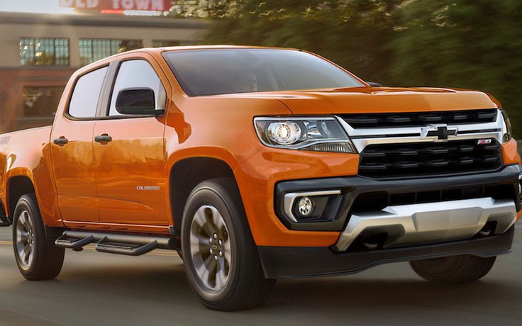 Chevrolet Colorado 2021 cải tiến ngoại hình bắt mắt