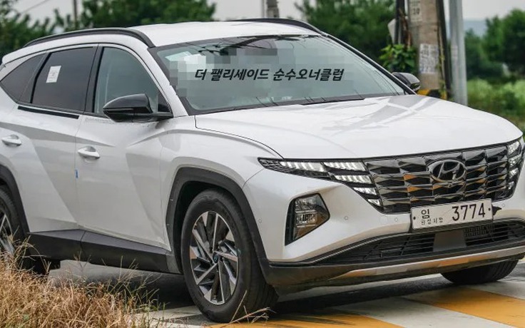 Hyundai Tucson 2021 vừa trình làng đã lăn bánh trên phố