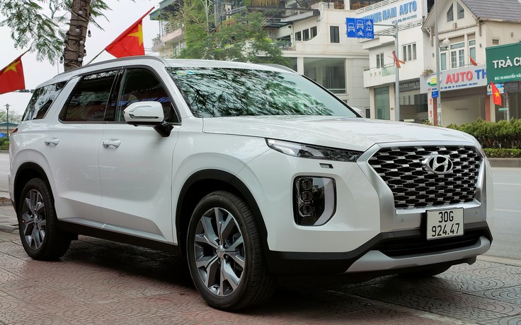 Hyundai Palisade nhập khẩu không chính hãng về Việt Nam