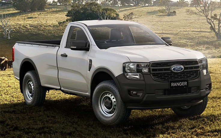 Ford Ranger 2022 có thêm phiên bản 2 cửa giá rẻ