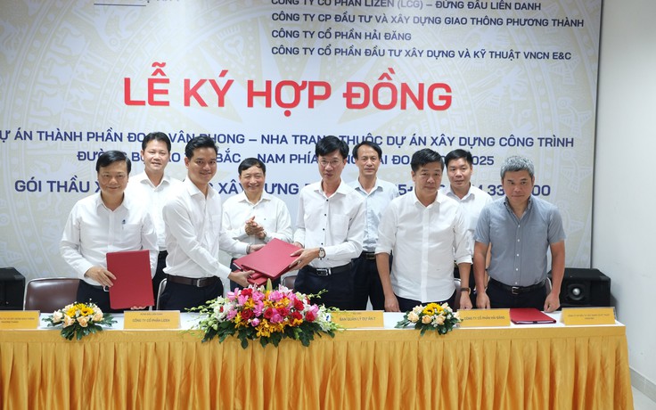Bộ GTVT ký kết thi công gói thầu XL01 dự án cao tốc Nha Trang - Vân Phong