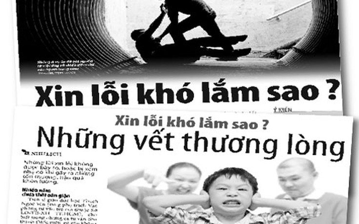 Xin lỗi khó lắm sao ?: Cùng chữa lành 'vết thương'