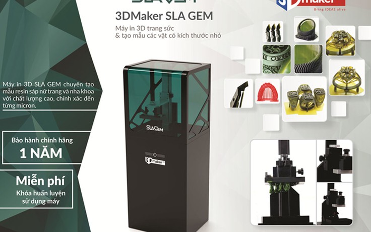 3DMaker giới thiệu máy tạo mẫu nữ trang thương hiệu Việt