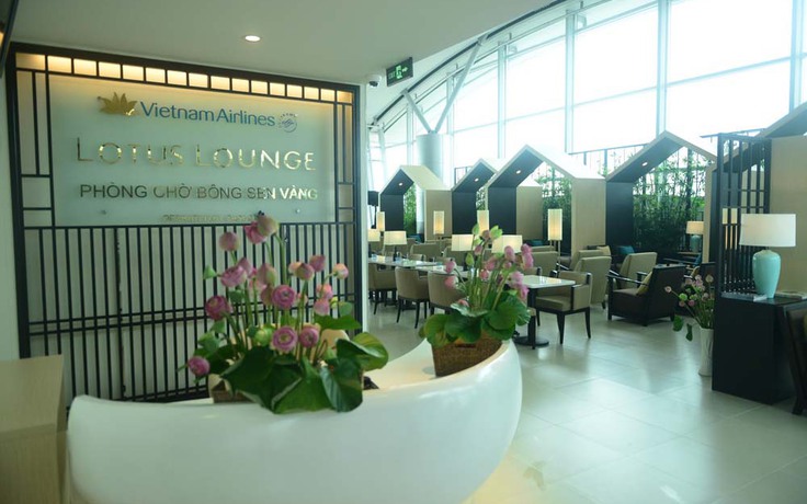 Phòng chờ Lotus hiện đại tại sân bay Tân Sơn Nhất