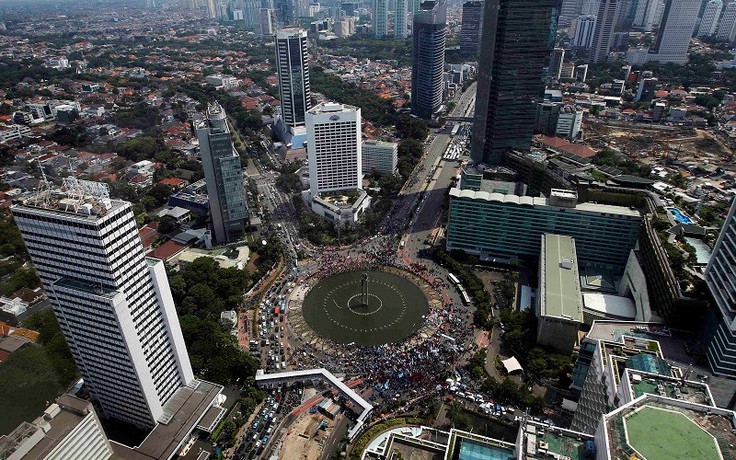 Kinh tế Indonesia sụt giảm trong quý 3