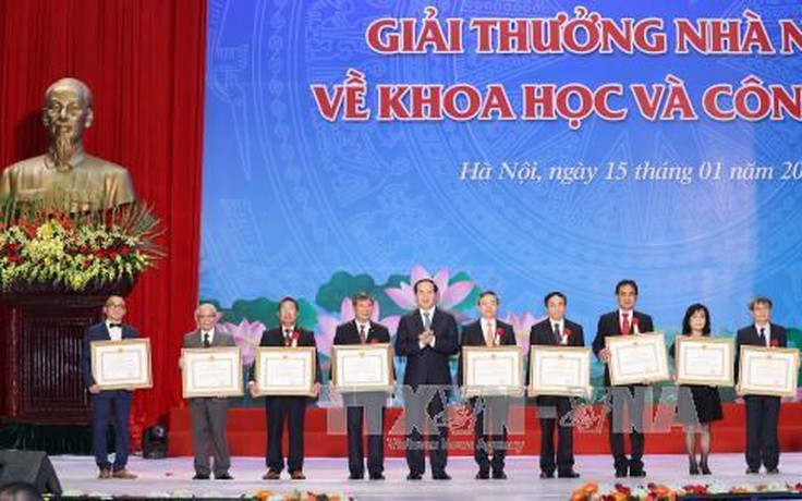 9 công trình KH-CN được trao Giải thưởng Hồ Chí Minh