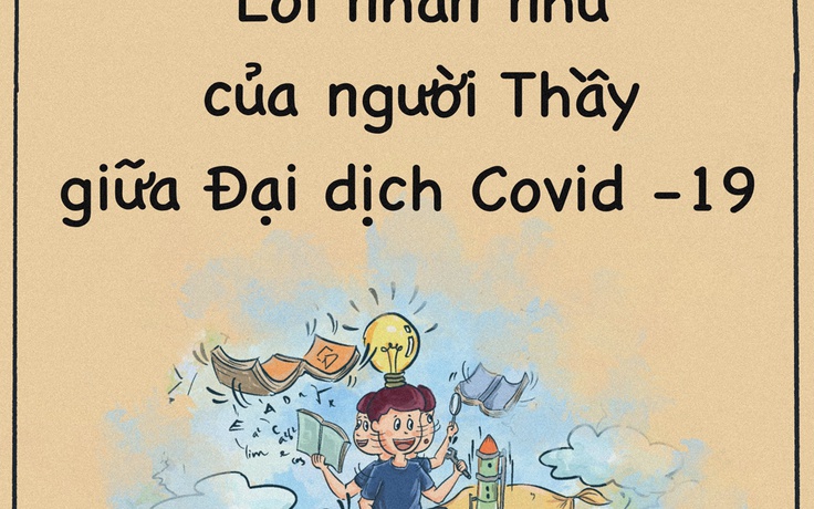 Chàng trai 9X vẽ tranh từ bức thư của thầy giáo trong mùa dịch Covid-19