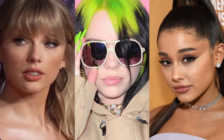 Taylor Swift, Ariana Grande 'trắng tay' tại Billboard Music Award 2020 vì 'đụng độ' Billie Eilish