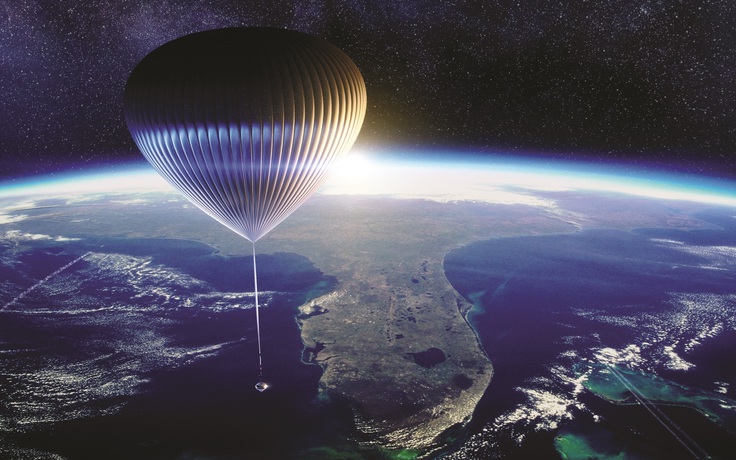 Du lịch không gian bằng khinh khí cầu hiện đại