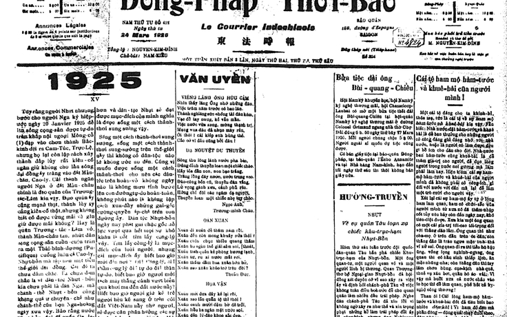 Báo chí Nam kỳ đầu thế kỷ 20: Trần Huy Liệu những ngày làm báo