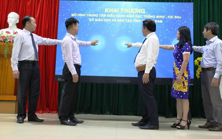 Chính thức đưa vào vận hành Trung tâm điều hành giáo dục thông minh tỉnh Quảng Nam