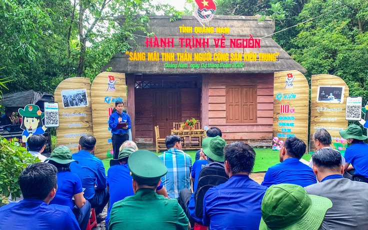 Tuổi trẻ Quảng Nam về nguồn tưởng nhớ nhà cách mạng Võ Chí Công