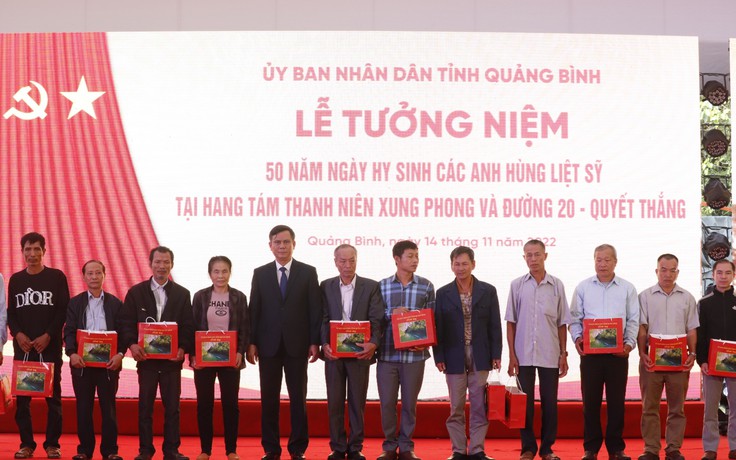 Quảng Bình :Tưởng niệm 50 năm ngày hy sinh của các anh hùng liệt sĩ hang Tám Cô