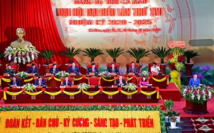 Đại tướng Tô Lâm tham dự Đại hội đại biểu Đảng bộ tỉnh Cà Mau