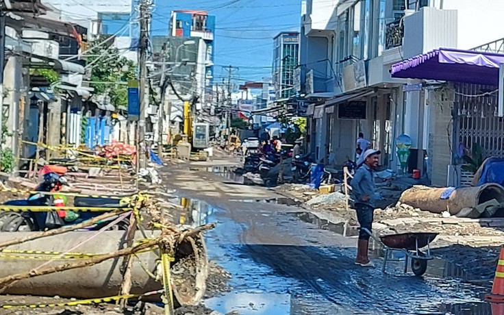 Cà Mau: Lập biên bản nhà thầu thi công đường Trần Văn Bỉnh