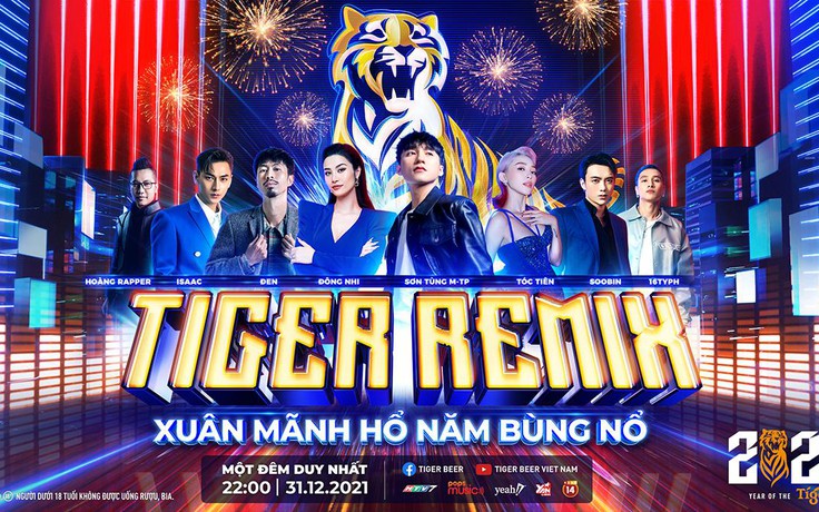 TIGER REMIX 2022 - đại nhạc hội thực tế ảo chào đón năm mãnh hổ bùng nổ