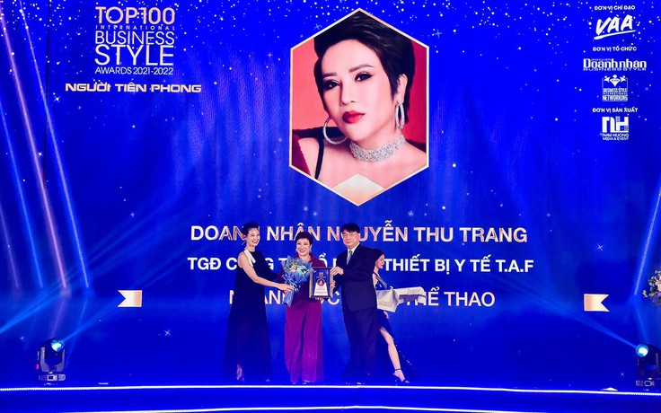 Doanh nhân Nguyễn Thu Trang được vinh danh Top 100 Phong cách doanh nhân 2021-2022
