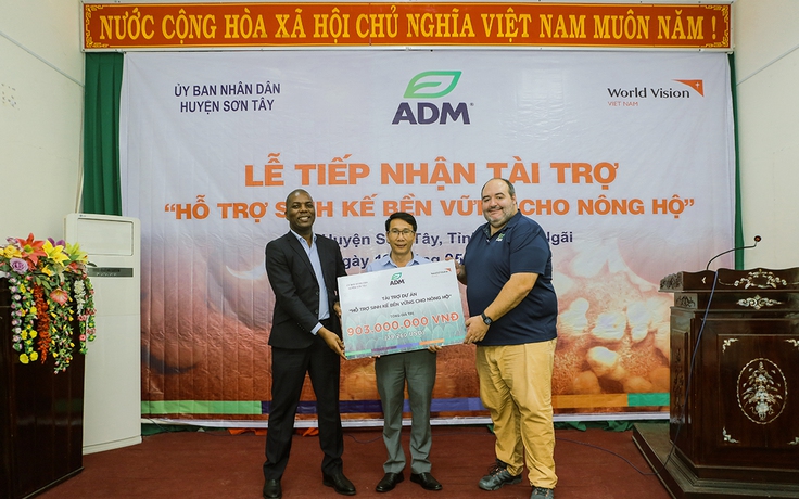 ADM Cares tài trợ dự án sinh kế bền vững với tổng kinh phí 1,725 tỉ đồng