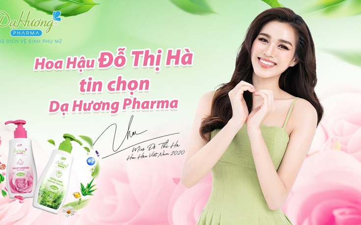 Review Dạ Hương Pharma, dung dịch vệ sinh được Hoa hậu Đỗ Thị Hà tin chọn