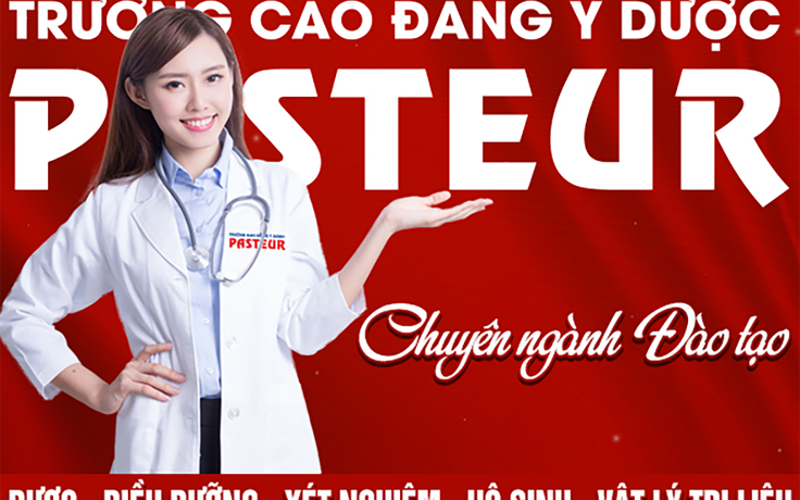 Trường Cao đẳng Y Dược Pasteur tuyển sinh và miễn 100% học phí năm 2022