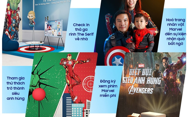 Điểm hẹn cuối tuần: Hóa thân siêu anh hùng Marvel trong ‘Ngày hội đa vũ trụ’