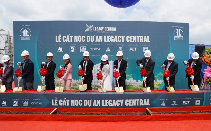 Tiến độ thần tốc, Legacy Central cất nóc vượt kế hoạch