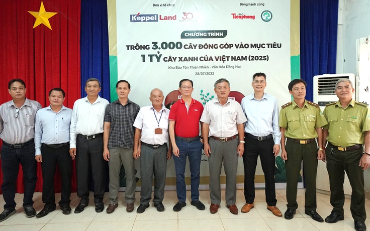 Keppel Land trồng 3.000 cây hưởng ứng Ngày Bảo tồn thiên nhiên thế giới