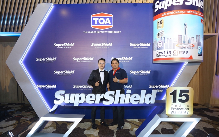 SuperShield: Sơn nước ngoại thất siêu cao cấp bảo vệ công trình lên đến 15 năm