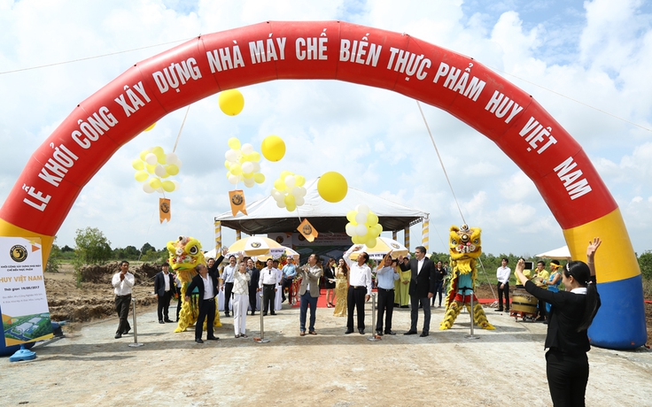 Tập đoàn Huy Việt Nam động thổ 2 nhà máy chế biến thực phẩm trị giá 40 triệu USD